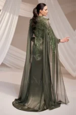 Felvourne Modest Evening Gown - Cape Overlay Embroidered Gown 2026