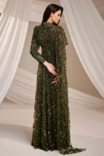 Lirenne Modest Formal Dress - Sequin Lace Drape 2026