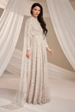 Lirenne Modest Formal Dress - Sequin Lace Drape 2026