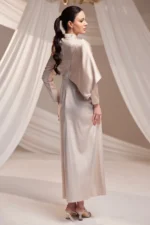 Mirelle Modest Formal Dress - Stone-embellished Draped 2026