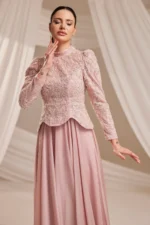 Orvaine Islamic Evening Gown - Chiffon Lace Gown 2026