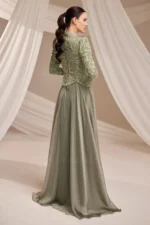 Orvaine Islamic Evening Gown - Chiffon Lace Gown 2026
