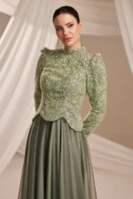 Orvaine Islamic Evening Gown - Chiffon Lace Gown 2026