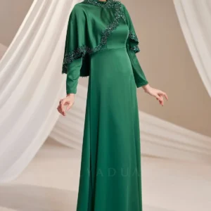 Pellara Modest Formal Dress - Cape-shoulder Embroidery 2026