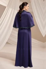 Pellara Modest Formal Dress - Cape-shoulder Embroidery 2026