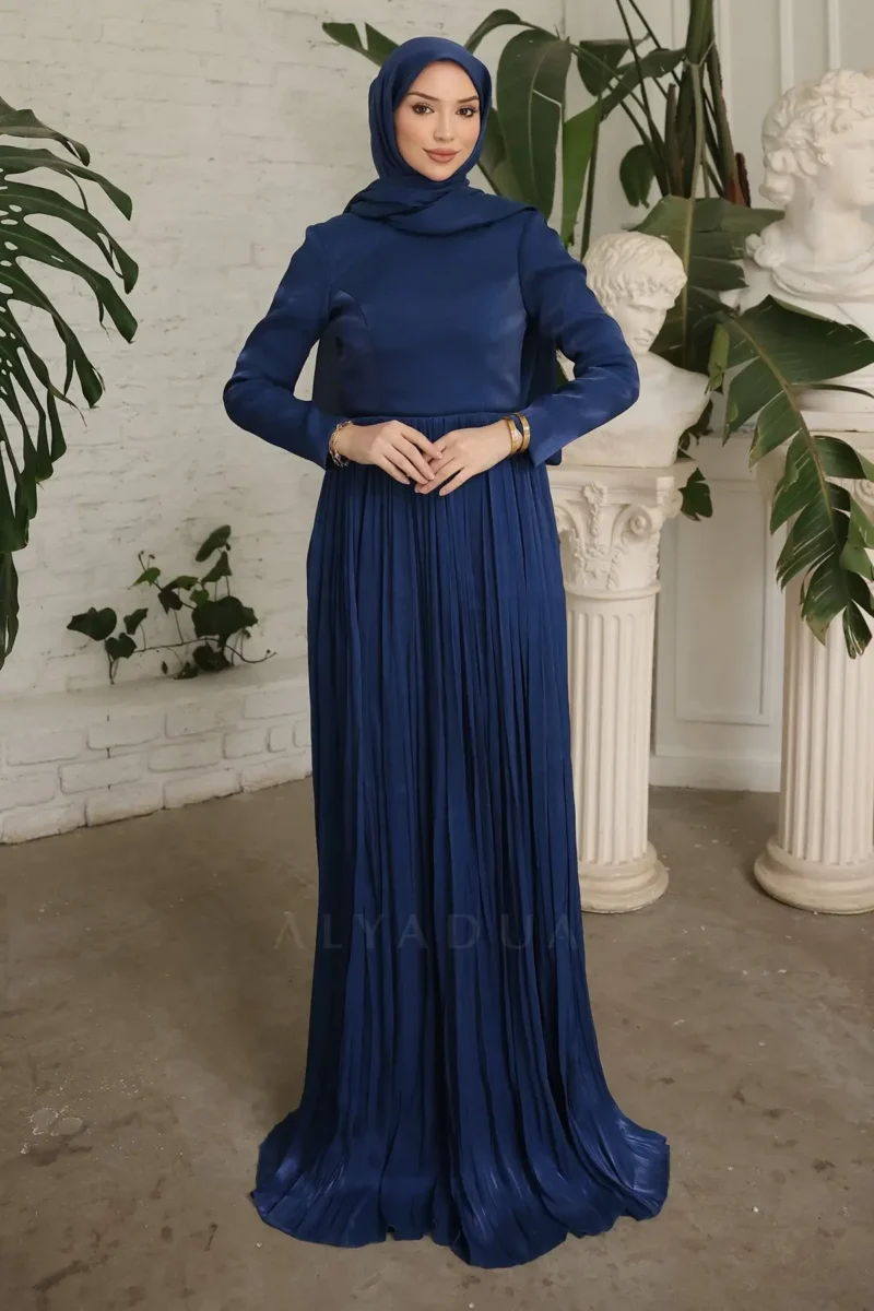 Pellenne Modest Evening Gown - Pleated Skirt Jacket 2026