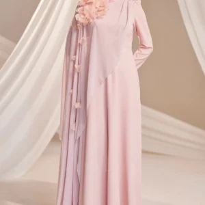 Pelourne Islamic Evening Gown - Cape 3d Florals 2026