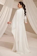 Quelvine Islamic Evening Gown - Asymmetric Layered Bodice 2026