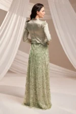 Telvaine Islamic Evening Gown - Stone-trimmed Lace Skirt 2026