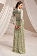 Telvaine Islamic Evening Gown - Stone-trimmed Lace Skirt 2026