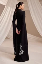Zolveine Modest Evening Gown - Stone-embellished Slit Sleeves 2026