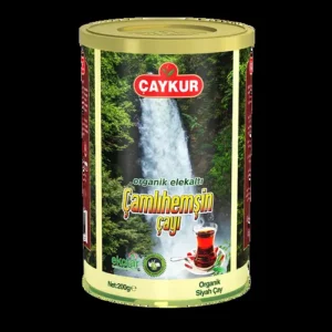 Çaykur Organic Elekalti Çamlıhemşin Turkish black tea in 200g tin can