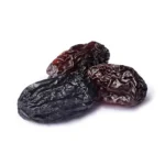Tuğba Kuruyemiş black seedless dried grapes close-up on white background
