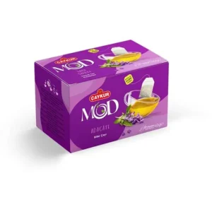 Çaykur Mod Adaçayı sage herbal tea box 40g with purple packaging and tea bag