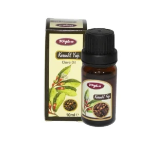 Tuğba Karanfil Yağı clove oil 10ml amber bottle with matching box