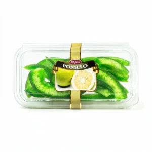 Tuğba Kuruyemiş dried pomelo candy slices 150g in clear plastic tray with gold label