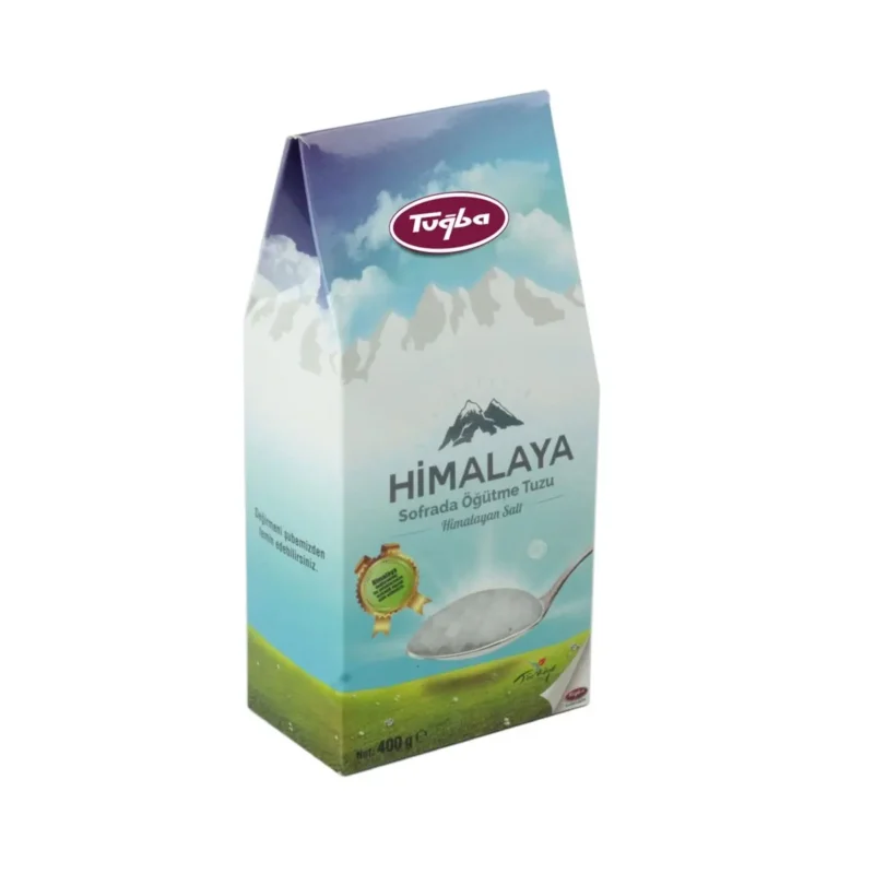 Himalayan Salt 400g - Tuğba Kuruyemiş Tuğba Himalaya Sofrada Öğütme Tuzu Himalayan Salt 400g paperboard package