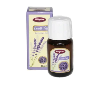 Tuğba Lavanta Yağı lavender oil 20ml amber glass bottle with box