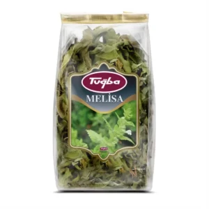 Tuğba Melisa dried lemon balm herbal tea in clear resealable bag 18g