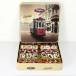 Mixed Turkish Delight with Pistachio in Tramway Box - Tuğba Kuruyemiş