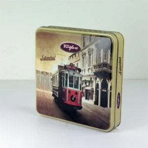 Mixed Turkish Delight with Pistachio in Tramway Box - Tuğba Kuruyemiş