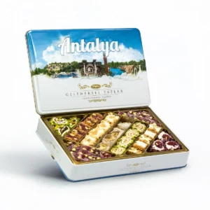 Traditional Flavors Metal Box 540g (Antalya) - Tuğba Kuruyemiş