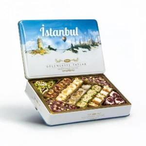 Traditional Flavors Metal Box 540g - Tuğba Kuruyemiş