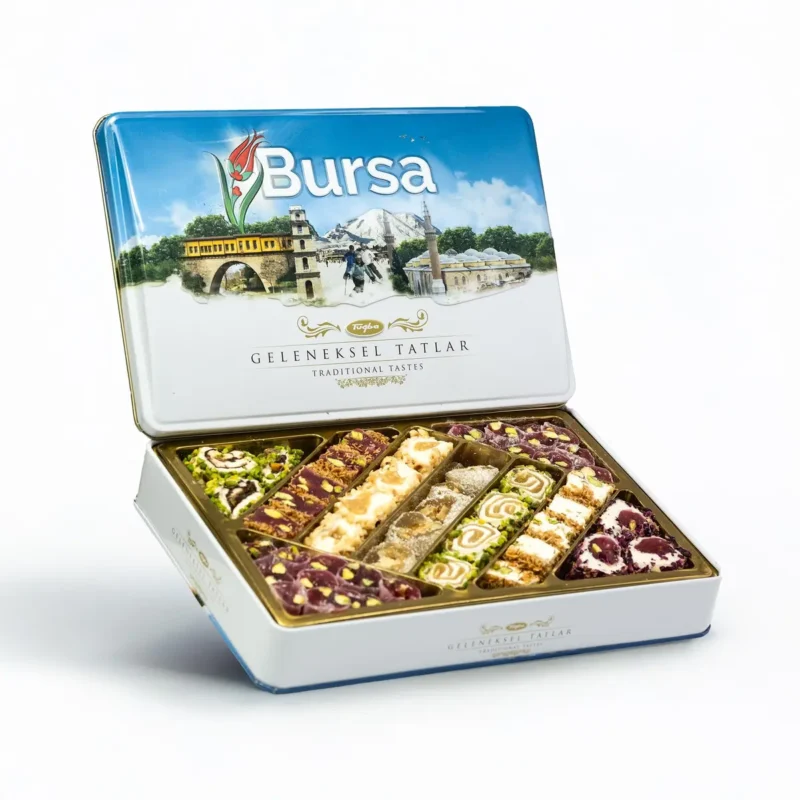 Traditional Flavors Metal Box 540g - Tuğba Kuruyemiş Traditional Flavors Metal Box 540g - Tuğba Kuruyemiş