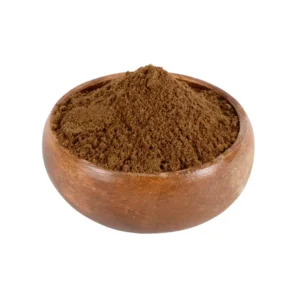 Ground allspice spice powder in a wooden bowl - Malatya Pazarı